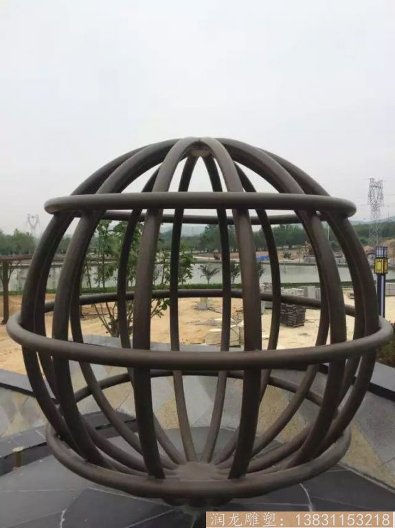 钢管地球仪制作 景观摆件1 钢管地球仪制作 景观摆件1